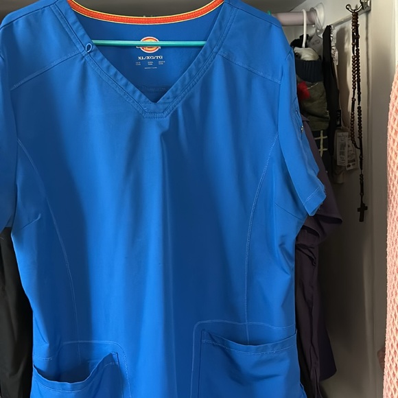 Dickies royal blue x-large scrub top. Used in good condition. - Picture 7 of 7